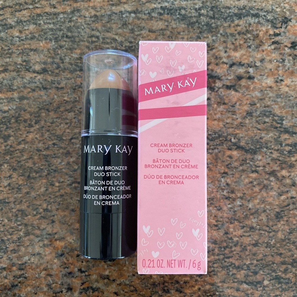 Mary Kay Cream Bronzer Duo Stick ~ HONEY & LUSTER 0.21 #201246 New In Box